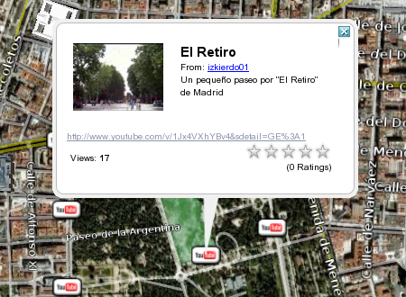 Google Earth te permite ver vídeos de Youtube geolocalizados