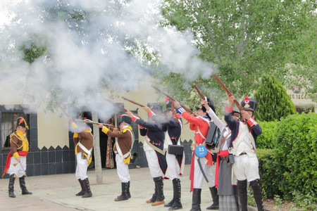 La batalla de la Albuera de la Guerra de la Independencia, se repite cada año en Badajoz