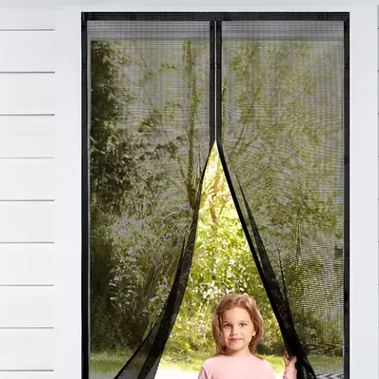 Pantalla de puerta de succión magnética de fibra de vidrio