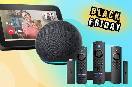 Llévate los Echo Dot, Echo Show y Fire TV stick con Alexa más baratos que nunca por el Black Friday de Amazon