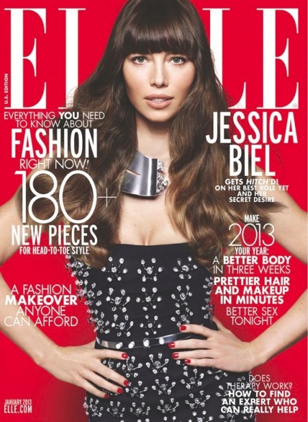 Jessica Biel, quién quiere Papa Noël cuando te tenemos a ti en Elle: ¡toma pareado!