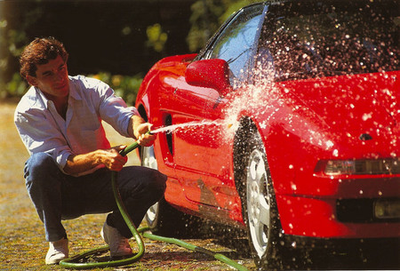 Un bonito homenaje a Ayrton Senna con un Honda NSX