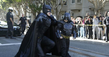 San Francisco se convirtió en Gotham por un día para cumplir el deseo de un niño enfermo