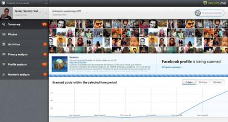 Secure.me, analiza tu cuenta de Facebook en busca de amenazas