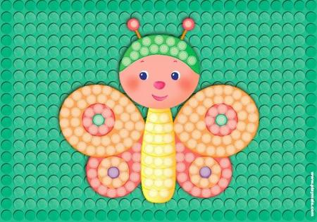 Modelos para hacer mosaicos con piezas de almidón de PlayMais