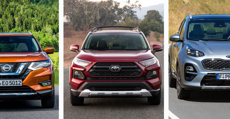 Toyota RAV4 vs. Nissan X-Trail vs. KIA Sportage: analizamos al RAV4 frente a dos rivales muy fuertes
