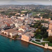 El lago di Garda a vista de dron. Vídeos inspiradores