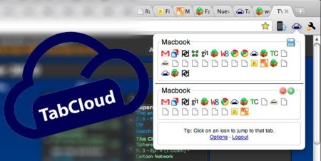 Sincroniza las pestañas abiertas entre varios Google Chrome con TabCloud