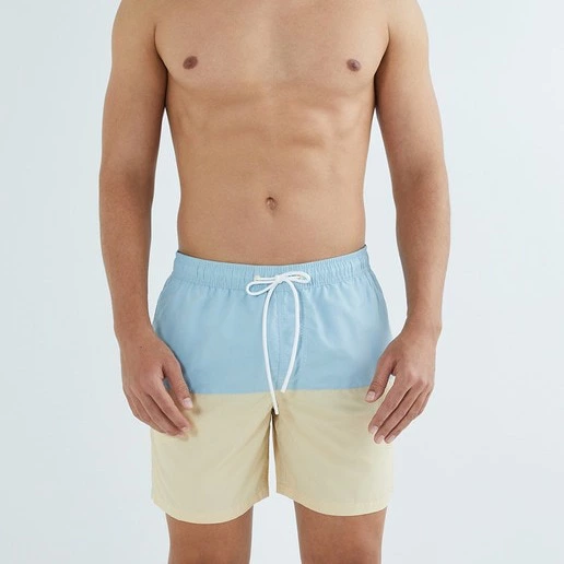 Bañador de hombre corte bicolor