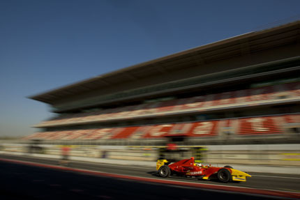 Di Grassi manda en los test de GP2 en Barcelona
