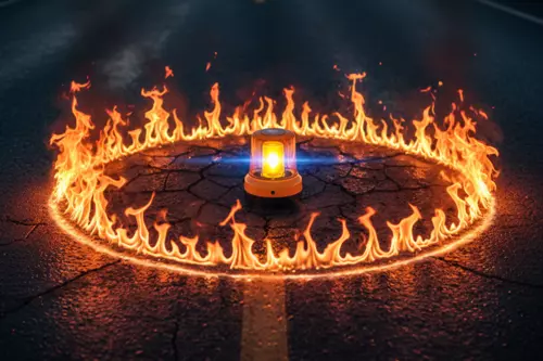 Balizas V16 Incendio