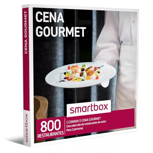 Smartbox - Caja regalo Cena gourmet - Idea de regalo gourmet - 1 comida o cena para 2 personas
