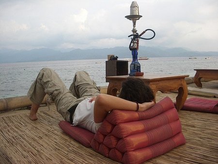 Descanso en las Islas Gili, Indonesia