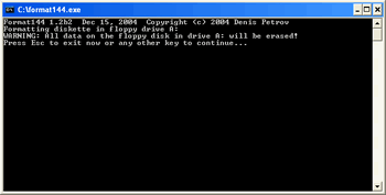Recupera tus disquetes con FORMAT144