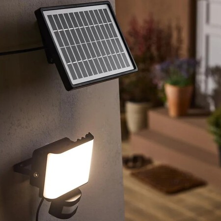 Foco Solar Led Con Sensor De Movimiento