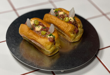 Brioche con steak tartar