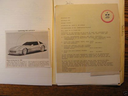 Bocetos de John Z. Delorean