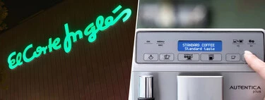El Corte Inglés rebaja más de 500 euros esta cafetera con molinillo integrado que cabe en cualquier cocina 