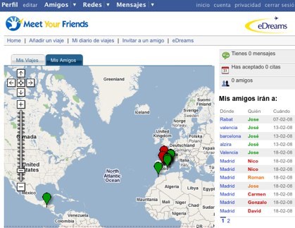 Meet Your Friends, aplicación de eDreams para Facebook