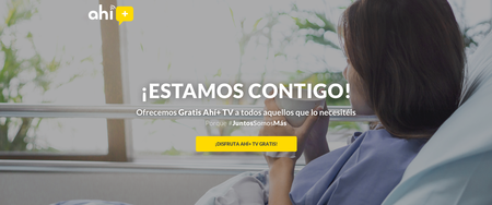 Ahí+ suma la televisión gratis a su apuesta de servicios para aliviar la crisis del coronavirus