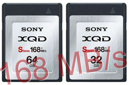 Sony XQD S-series de 32 GB y 64GB: 168 MB/s y subiendo