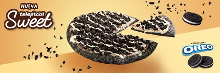 Azúcar, grasas saturadas y carbohidratos: todo lo que te metes al cuerpo si pides la nueva pizza Sweet con Oreo de Telepizza