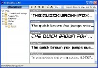 Organiza tus fuentes de letras con FontsOnCD