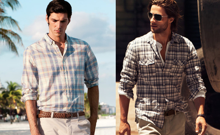 Tendencias en camisas: esta Primavera-Verano 2012 quédate a cuadros