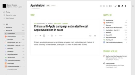 Feedly, una gran alternativa a Google Reader para iOS y OS X