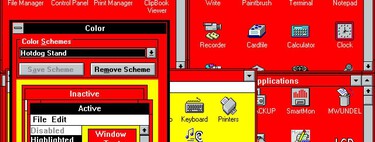 Windows 3.1 incluía esquemas de colores terriblemente chillones. Su creadora ha aclarado décadas después si se trataba o no de una broma 