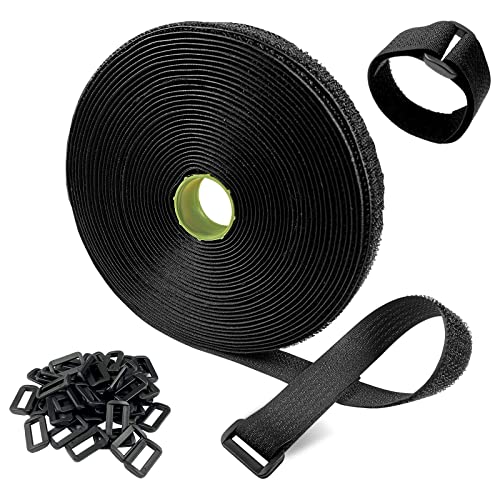 Newaner 10M bridas para cables con 50 hebillas