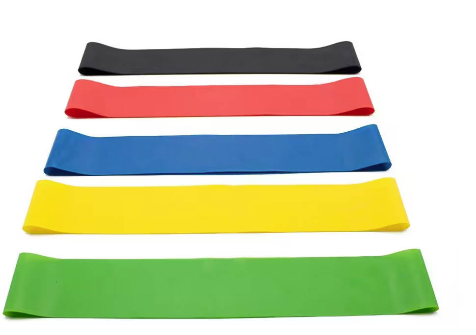 Juego de 5 Bandas Power Elásticas con Resistencia Premium (5-18 KG)
