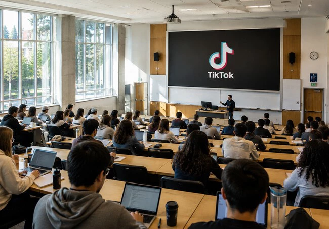 Tiktok Aula Universidad