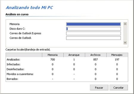 Realizar análisis de antivirus completos