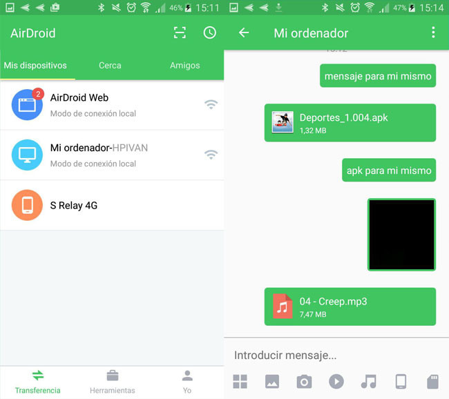 Ocho formas de transferir archivos entre un teléfono Android y un ordenador