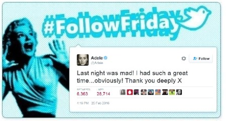 #FollowFriday de Poprosa: los Brits se vivieron en los móviles