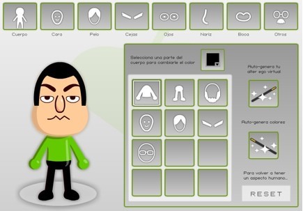 Haz tu propio personaje con este editor en flash