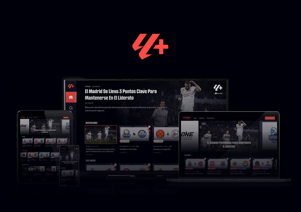 LaLiga+ añade dos nuevos canales de deportes para competir con DAZN 