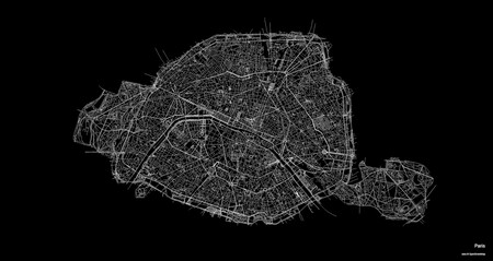 Mapa Paris