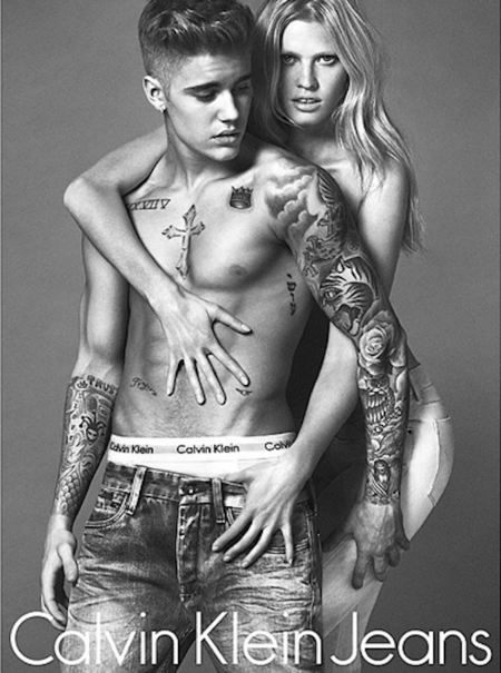 Revelan las primeras imágenes de Justin Bieber para Calvin Klein Jeans