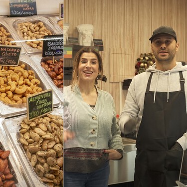 La pareja murciana enamorada de Asturias que lo dejó todo para vender frutos secos de sabores en un mercado de Oviedo 