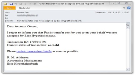 Una nueva oleada de spam intenta propagar el troyano ZeuS