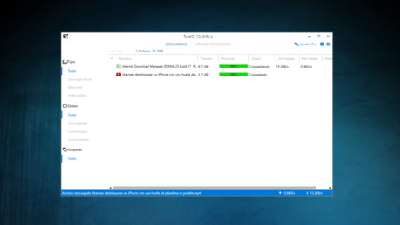 Así es TotalD, un elegante nuevo cliente híbrido de descarga directa y BitTorrent