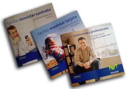 Nuevos folletos Movistar: muchos decimales, poco comerciales