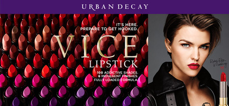 Set edición limitada 5 mini tallas Vice Lipstick de Urban Decay por 18,75 euros