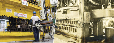 Toyota compró una prensa Komatsu de 700 toneladas cuando Toyota ni existía. Con 90 años y 13.000 kilómetros recorridos ha vuelto a ponerse en marcha 