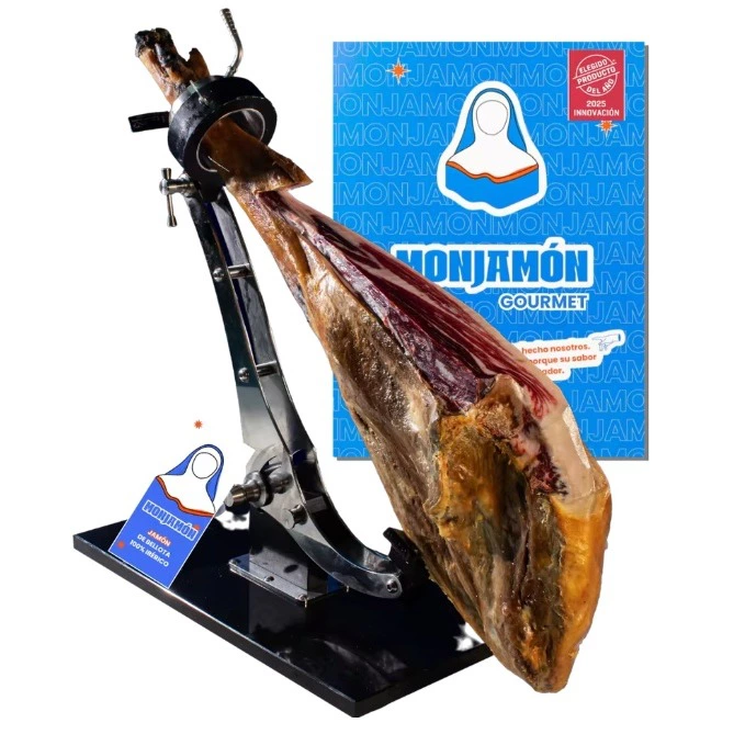 Jamón de bellota 100% ibérico +42 meses premium | 7,5-8kg | Final Añada 2022- Pata Negra - Monjamón