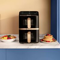 Philips estrena nueva freidora de aire para cocinas pequeñas con doble cesta y ventanas para ver los alimentos 