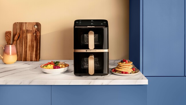 Philips Airfryer Doble Cesta Vertical Serie 4000