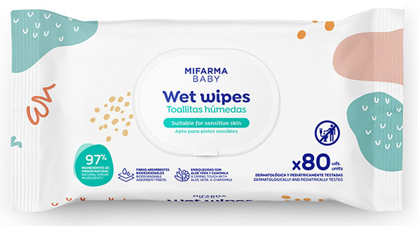 Mifarma Baby Toallitas Bebé Dermoprotectoras 80 uds